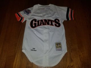 Vtg San Francisco Giants Will Clark Mitchell And Ness Jersey Battle Of The Bay S