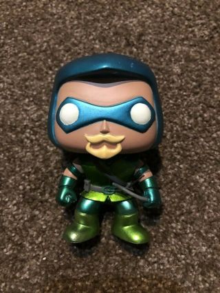 Rare Funko Pop DC Green Arrow Metallic Gemini Collectibles 240 LE SDCC 5