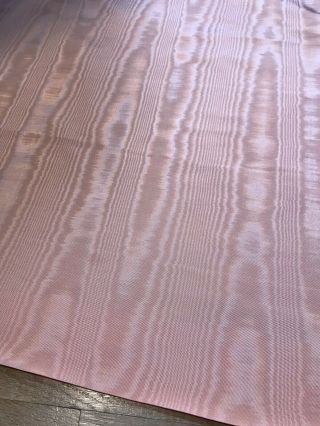Vintage Upholstery Fabric Moire Peach Color 2 Yards.  40” Wide