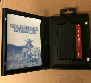 Golden Axe Warrior (Sega Master,  1991) CIB - RARE UPC 2