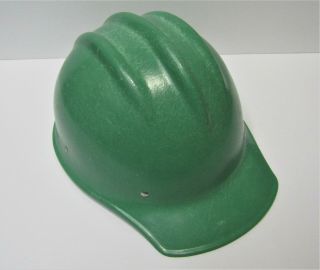 Vintage Green Bullard 502 Fiberglass Hard Boiled Hard Hat Real