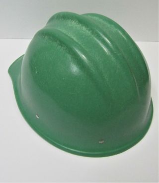 Vintage GREEN BULLARD 502 FIBERGLASS Hard Boiled HARD HAT REAL 3