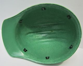 Vintage GREEN BULLARD 502 FIBERGLASS Hard Boiled HARD HAT REAL 7