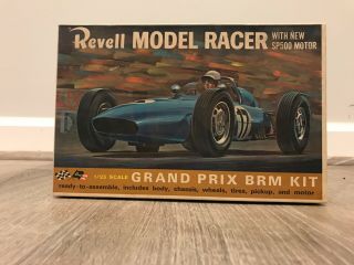 Rare Vintage Slot Car Revell Grand Prix Brm Kit 1/25 Scale
