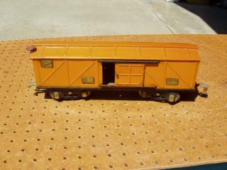 Lionel/american Flyer Lines 4008 Orange Boxcar Tin 14 " Vintage