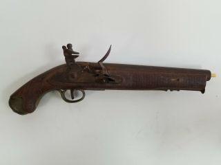 Vintage Antique Pistol Black Powder Muzzleloader Decor