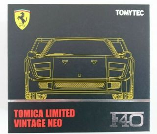Takara Tomy Mall Tomica Limited Vintage Neo Ferrari F40 Yellow 1/64