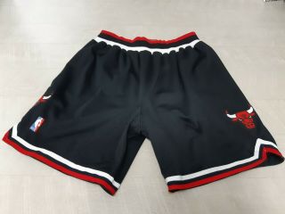 Vtg Chicago Bulls Nike Authentic Dri Fit Shorts Jersey Sz 38 Jordan Pippen