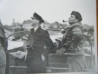 Admiral Sir Bertram Ramsay - Normandy June 1944 - Brit.  Photo 8 " X 10 "