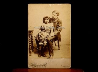 Sideshow Krao The Missing Link Circus Freak Cabinet Card Extremely Rare