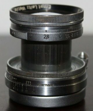 VINTAGE LEICA Summitar f=5cm 1:2 Screw Mount Lens 1946 3