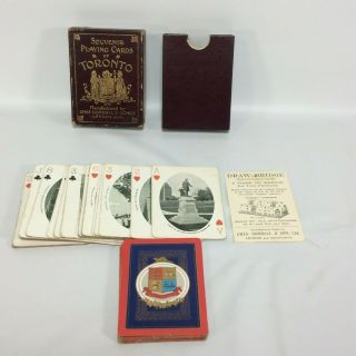 Chas Goodall And Sons Antique Playing Cards Toronto Ontario Canada Rare Vintage