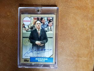 2017 Topps Norman Dale (gene Hackman) Movie 1987 Auto Extremely Rare Card