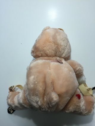 VINTAGE 1985 Care Bears backpack plush BISOUNOURS 20 3