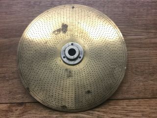 Vintage Watchmakers Lathe Brass Division Plate 48 To 360 Maybe Leinen