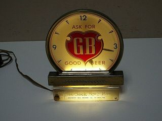 Vintage Early Griesedieck Bros Beer Clock Rare