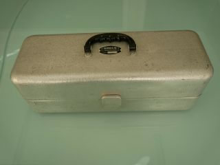 Umco Corporation Model 43 Vintage Tackle Box W/ Fishing Tackle - Aluminum