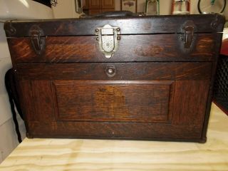 Vintage 1930s Machinist Tool Chest - Union Steel Chest Corp.  83 Yrs.  In The Family