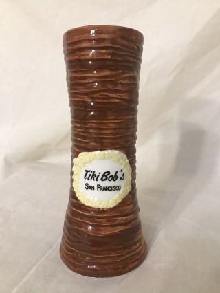 Rare TIKI BOB ' S San Francisco Mug (Yellow Lei) 2