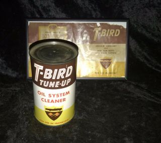 Vintage Ford Motor T - Bird Oil Can,  Ultra Rare,  Ford Motor Company,  Thunderbird 2