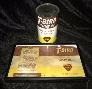 Vintage Ford Motor T - Bird Oil Can,  Ultra Rare,  Ford Motor Company,  Thunderbird 3