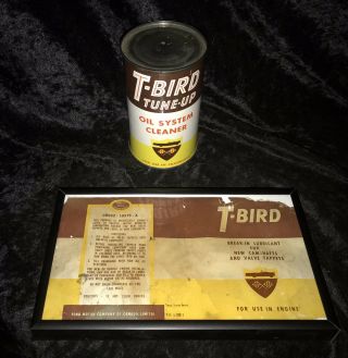 Vintage Ford Motor T - Bird Oil Can,  Ultra Rare,  Ford Motor Company,  Thunderbird 5