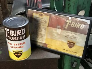 Vintage Ford Motor T - Bird Oil Can,  Ultra Rare,  Ford Motor Company,  Thunderbird 6