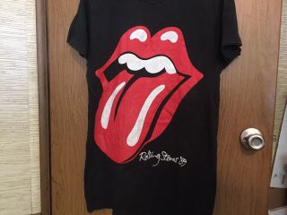 Vintage Rolling Stones 1989 North American Tour Concert T - Shirt Size Large 2