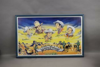 Vintage The Last Of The Singing Cowboys 1994 Signed Gene Autry Roy Rogers