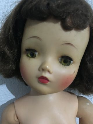 Vintage 1950 ' s Madame Alexander CISSY Doll TLC For Repair or Parts 2
