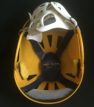 Yellow JOFA helmet 225 51 VM Model.  Vintage 60 - tal 5