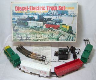 Vintage Marx Diesel Electric Train Set 7215 Locomotive Western Pacific