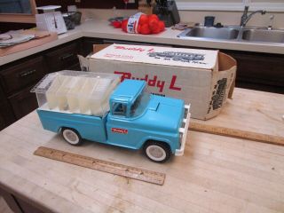 Vintage Buddy L Toys Ford Cab Kennel Truck No.  5410 W Box