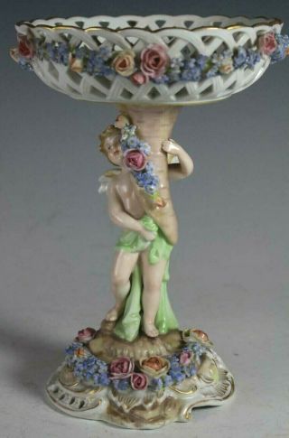 Vintage German Schierholz Porcelain Centerpiece,  Xix C.