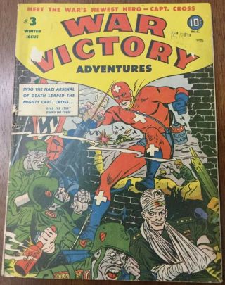 War Victory Adventures 3 - 1943 - Ww2 - Nazis - Axis - Wwii - Vintage - Blood Plasm