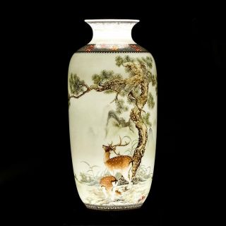 Jingdezhen Ceramic Vase Vintage Chinese Style Animal Vase Fine Smooth Surface Ho 2