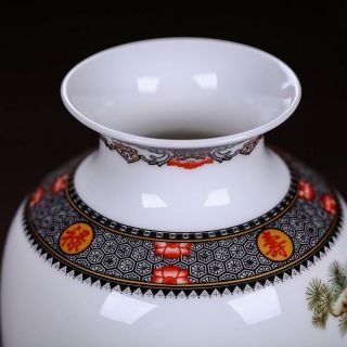 Jingdezhen Ceramic Vase Vintage Chinese Style Animal Vase Fine Smooth Surface Ho 3