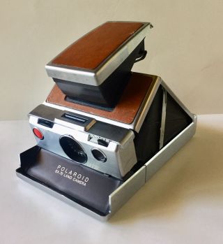 Vintage Brown/silver Polaroid Sx - 70 Land Camera -