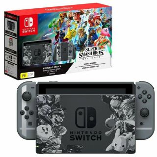 Rare Nintendo Switch Smash Bros Ultimate Limited Edition Console