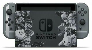 Rare Nintendo Switch Smash Bros Ultimate Limited Edition Console 2
