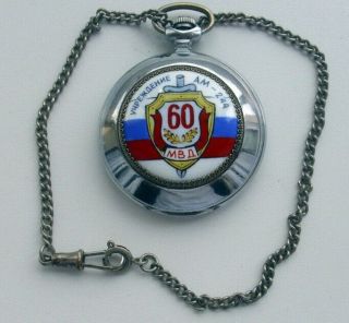 Pocket Watches Molnija Ussr Vintage Russian Watch