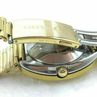 Vintage Rado Diastar Automatic Gold Plated Swiss Mens Wrist Watch White Diamond 8