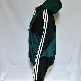 VTG Adidas Pullover Winter Coat 90s Trefoil Logo Jacket Ski Olympics Wave Medium 3
