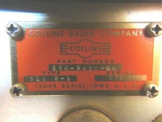 Collins Radio 310B - 1 Vintage Exciter 8