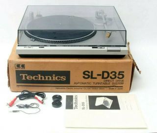 Vintage Technics Sl - D35 Direct Drive Automatic Stereo Turntable