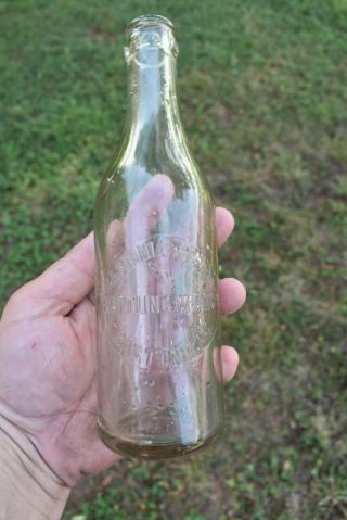 Rare Gastonia Steam Bottling Gastonia,  Nc Slug Plate Bottle