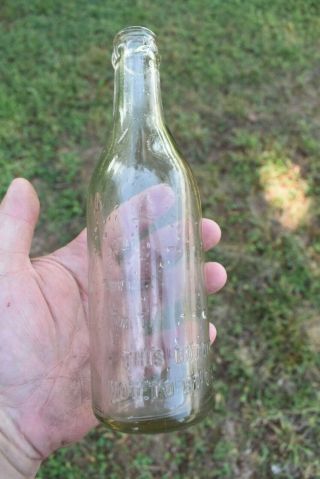 RARE Gastonia Steam Bottling Gastonia,  NC Slug Plate Bottle 3