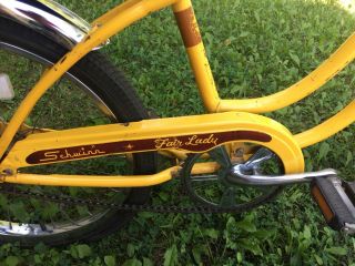 VINTAGE 1970 SCHWINN FAIR LADY BICYCLE ALL COMPLETE STINGRAY DAISY SEAT 3