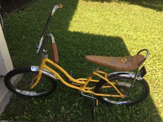 VINTAGE 1970 SCHWINN FAIR LADY BICYCLE ALL COMPLETE STINGRAY DAISY SEAT 7