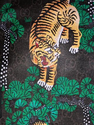 Rare Gucci Tiger Canvas Shoulder Bag (100 Authentic)